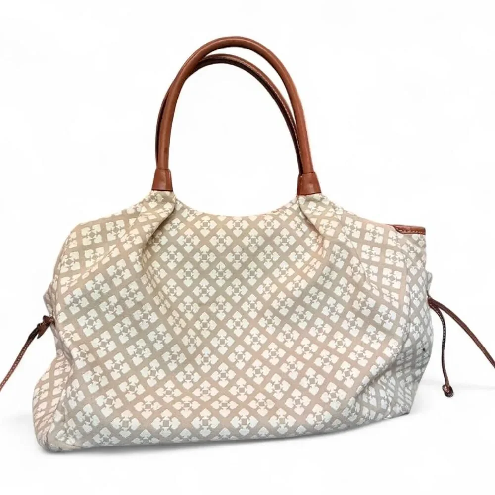 Kate Spade New York Spade Flower Jacquard Canvas Large Tote Diaper Weekender